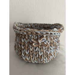 Tengerparti Kavicsok – Horgolt Tárolócska