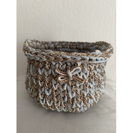 Tengerparti Kavicsok – Horgolt Tárolócska