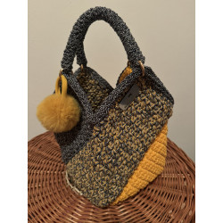 NapSzürke – kézzel horgolt butykos táska